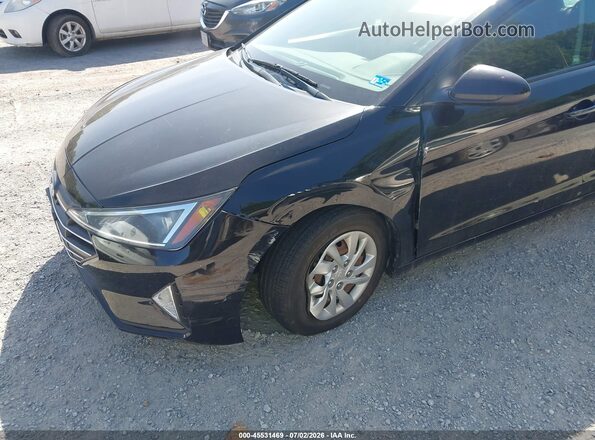 5NPD74LF9KH474118 2019 HYUNDAI ELANTRA Black Դիմացի տեսք