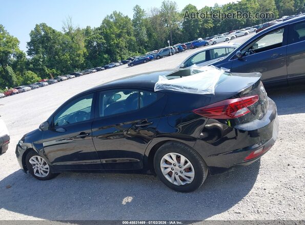 5NPD74LF9KH474118 2019 HYUNDAI ELANTRA Black Սալոնի 360 աստիճան տեսք