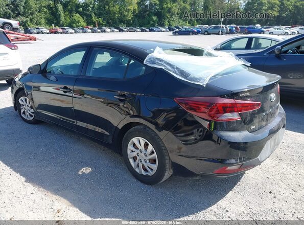5NPD74LF9KH474118 2019 HYUNDAI ELANTRA Black Հետևի ձախ