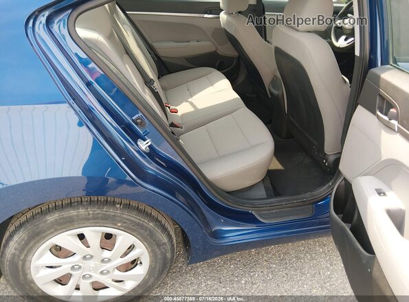 5NPD74LF9KH486463 2019 HYUNDAI ELANTRA Blue Widok naklejki z numerem VIN