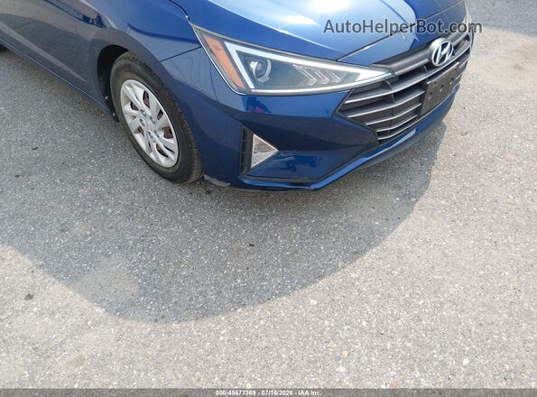 5NPD74LF9KH486463 2019 HYUNDAI ELANTRA Blue Widok z przodu