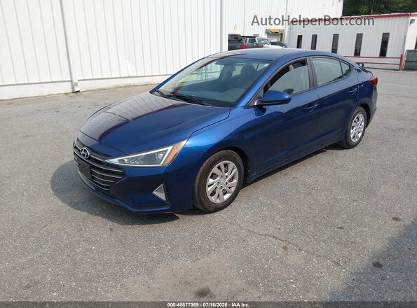 5NPD74LF9KH486463 2019 HYUNDAI ELANTRA Blue Przód lewy