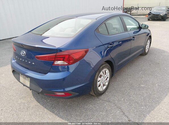 5NPD74LF9KH486463 2019 HYUNDAI ELANTRA Blue Tył prawy