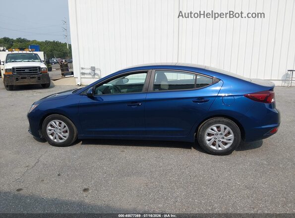 5NPD74LF9KH486463 2019 HYUNDAI ELANTRA Blue 