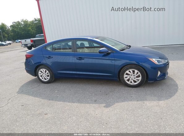 5NPD74LF9KH486463 2019 HYUNDAI ELANTRA Blue Widok wnętrza 360 stopni