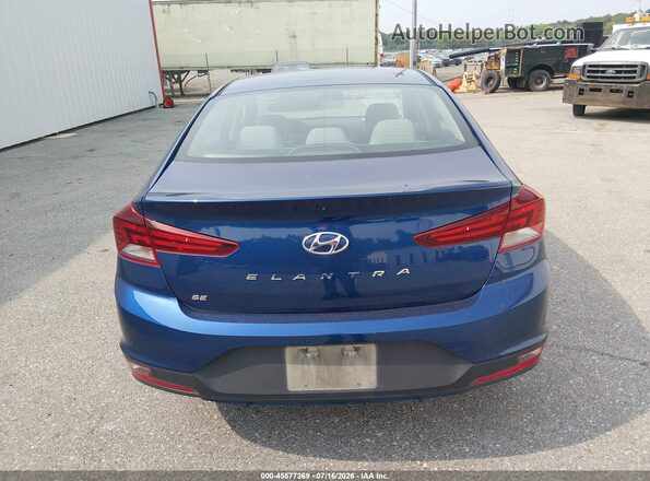 5NPD74LF9KH486463 2019 HYUNDAI ELANTRA Blue 