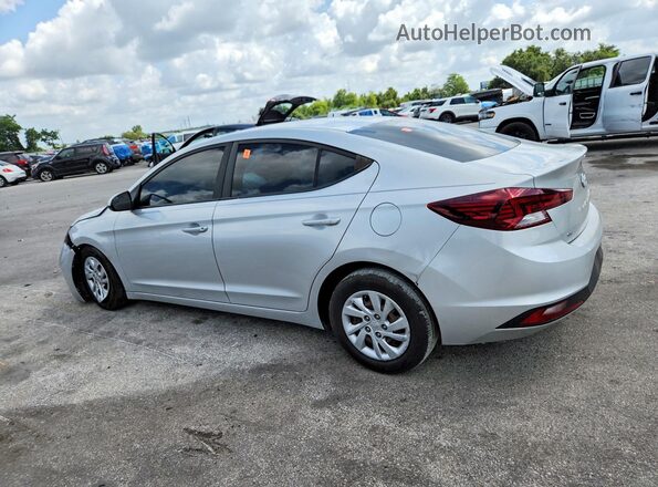 5NPD74LF9KH495227 2019 HYUNDAI ELANTRA Silver Tył lewy