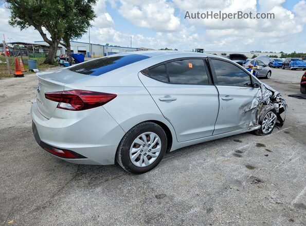 5NPD74LF9KH495227 2019 HYUNDAI ELANTRA Silver Tył prawy