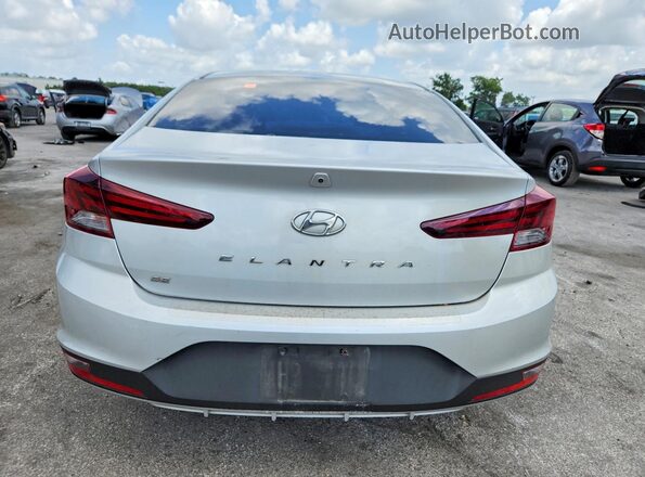 5NPD74LF9KH495227 2019 HYUNDAI ELANTRA Silver Widok z tyłu