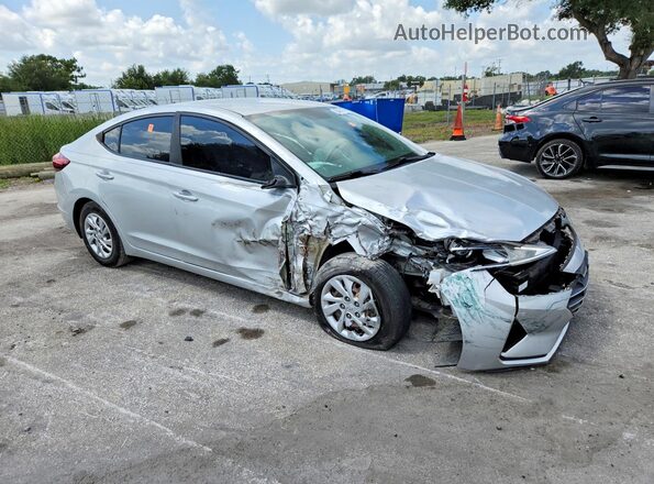 5NPD74LF9KH495227 2019 HYUNDAI ELANTRA Silver Przód prawy