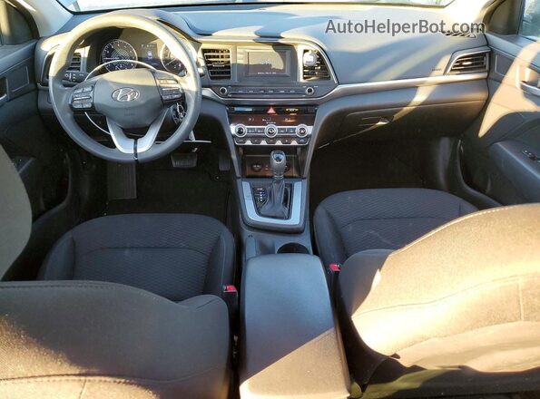 5NPD74LF9LH526221 2020 HYUNDAI ELANTRA Серый Вид панели приборов