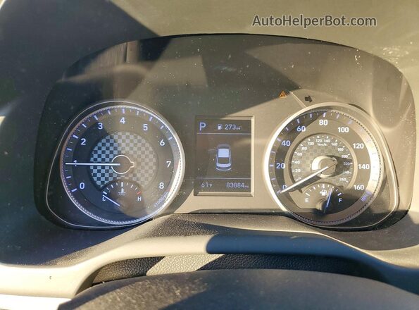 5NPD74LF9LH526221 2020 HYUNDAI ELANTRA Серый Вид щитка приборов