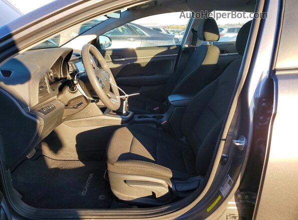 5NPD74LF9LH526221 2020 HYUNDAI ELANTRA Серый Вид салона спереди