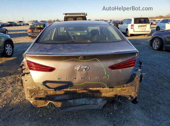 5NPD74LF9LH526221 2020 HYUNDAI ELANTRA Серый Вид сзади
