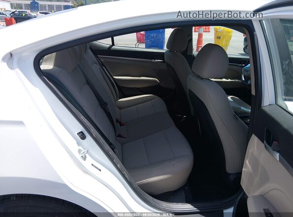 5NPD74LF9LH532343 2020 HYUNDAI ELANTRA White VIN კოდის სტიკერის ხედი