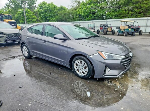 5NPD74LF9LH535999 2020 HYUNDAI ELANTRA Серый Передняя правая четверть