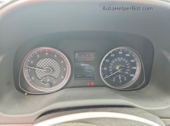5NPD74LF9LH535999 2020 HYUNDAI ELANTRA Серый Вид щитка приборов
