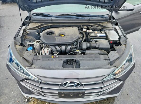 5NPD74LF9LH535999 2020 HYUNDAI ELANTRA Серый Вид задней части салона