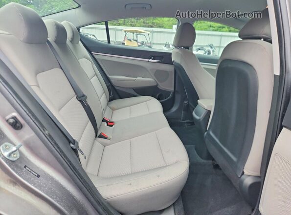 5NPD74LF9LH535999 2020 HYUNDAI ELANTRA Серый Вид задних сидений