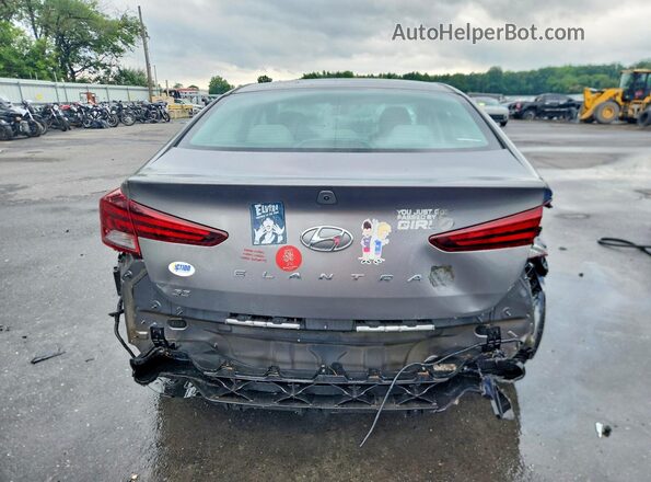5NPD74LF9LH535999 2020 HYUNDAI ELANTRA Серый Вид сзади