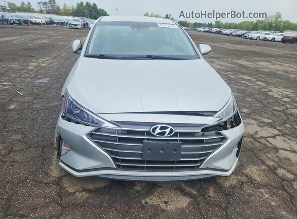 5NPD74LF9LH540510 2020 HYUNDAI ELANTRA Silver Front view