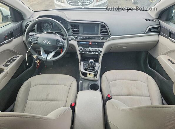 5NPD74LF9LH540510 2020 HYUNDAI ELANTRA Silver Dashboard view