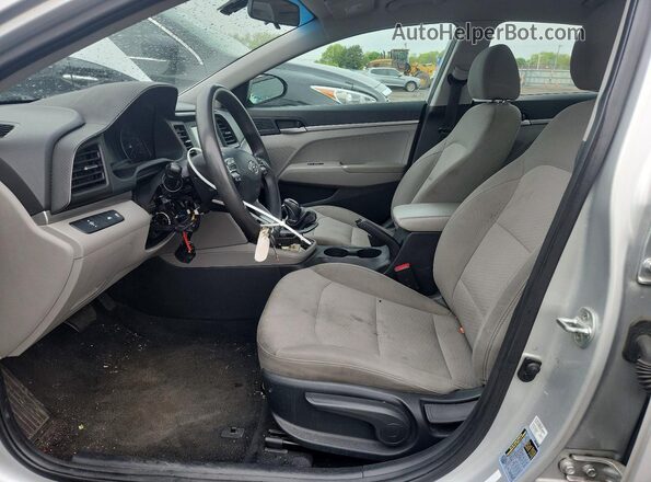 5NPD74LF9LH540510 2020 HYUNDAI ELANTRA Silver Front interior view
