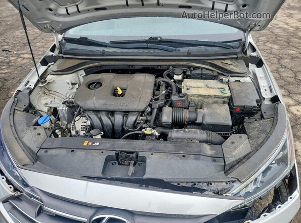 5NPD74LF9LH540510 2020 HYUNDAI ELANTRA Silver Rear interior view