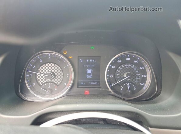 5NPD74LF9LH540510 2020 HYUNDAI ELANTRA Silver Instrument cluster view