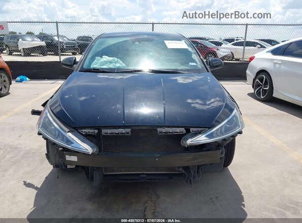 5NPD74LF9LH566105 2020 HYUNDAI ELANTRA Black Դիմացի տեսք