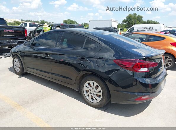 5NPD74LF9LH566105 2020 HYUNDAI ELANTRA Black Հետևի ձախ