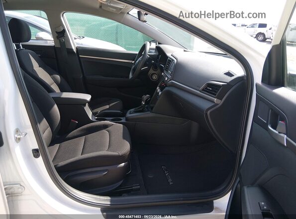 5NPD74LF9LH600205 2020 HYUNDAI ELANTRA White Vista interior delantera