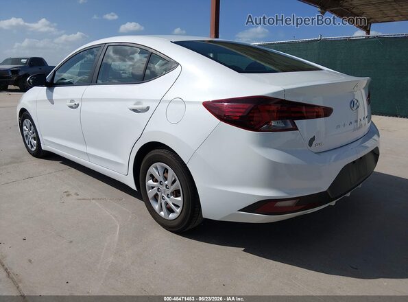 5NPD74LF9LH600205 2020 HYUNDAI ELANTRA White Trasero izquierdo