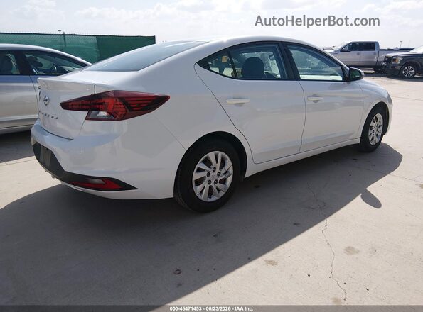 5NPD74LF9LH600205 2020 HYUNDAI ELANTRA White Trasero derecho