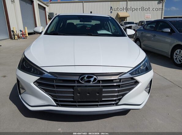 5NPD74LF9LH600205 2020 HYUNDAI ELANTRA White Vista interior de 360 grados