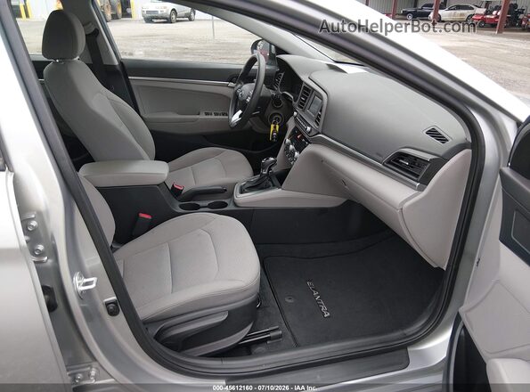 5NPD74LF9LH600883 2020 HYUNDAI ELANTRA Silver Вид салону спереду