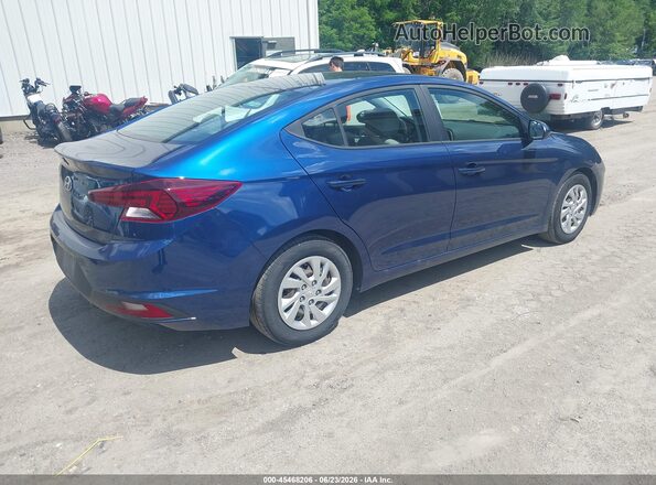 5NPD74LF9LH601113 2020 HYUNDAI ELANTRA Синий Задняя правая четверть