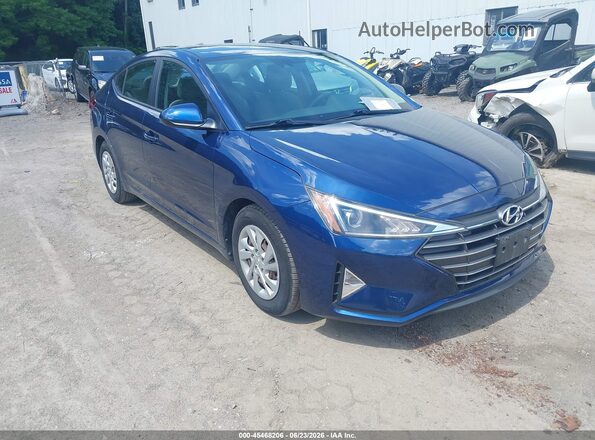 5NPD74LF9LH601113 2020 HYUNDAI ELANTRA Синий Вид задней части салона