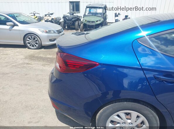 5NPD74LF9LH601113 2020 HYUNDAI ELANTRA Синий Вид щитка приборов