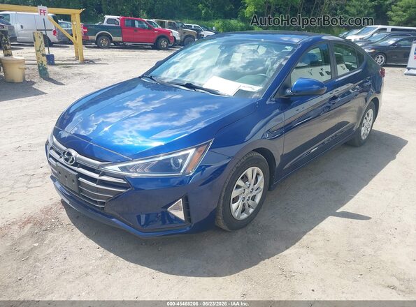 5NPD74LF9LH601113 2020 HYUNDAI ELANTRA Синий Вид спереди