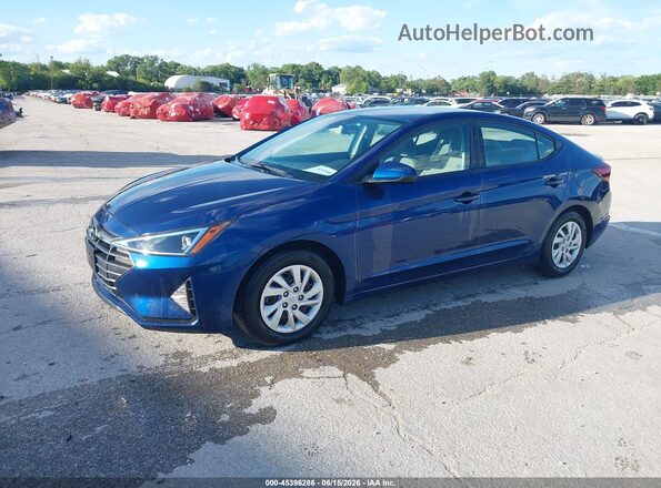 5NPD74LF9LH601516 2020 HYUNDAI ELANTRA Blue Przód lewy