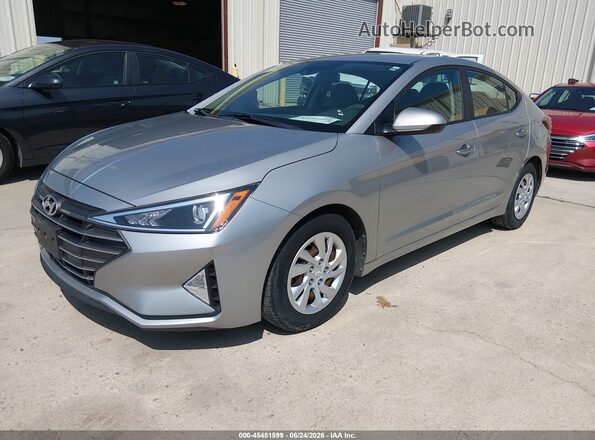 5NPD74LF9LH602374 2020 HYUNDAI ELANTRA Silver წინა მარცხენა ხედი სამი მეოთხედიდან