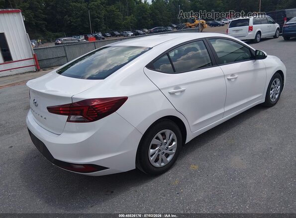 5NPD74LF9LH603010 2020 HYUNDAI ELANTRA White Tył prawy