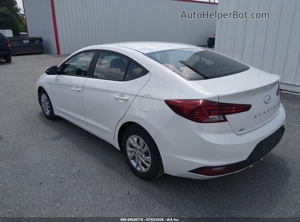 5NPD74LF9LH603010 2020 HYUNDAI ELANTRA White Tył lewy