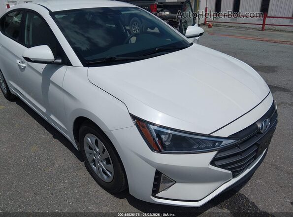 5NPD74LF9LH603010 2020 HYUNDAI ELANTRA White Widok z przodu