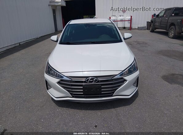 5NPD74LF9LH603010 2020 HYUNDAI ELANTRA White Widok zestawu wskaźników