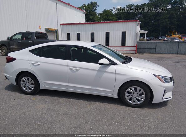 5NPD74LF9LH603010 2020 HYUNDAI ELANTRA White Widok wnętrza z tyłu