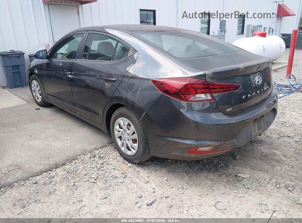 5NPD74LF9LH603170 2020 HYUNDAI ELANTRA Gray Trasero izquierdo