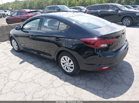 5NPD74LF9LH606912 2020 HYUNDAI ELANTRA Black Tył lewy