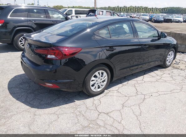 5NPD74LF9LH606912 2020 HYUNDAI ELANTRA Black Tył prawy